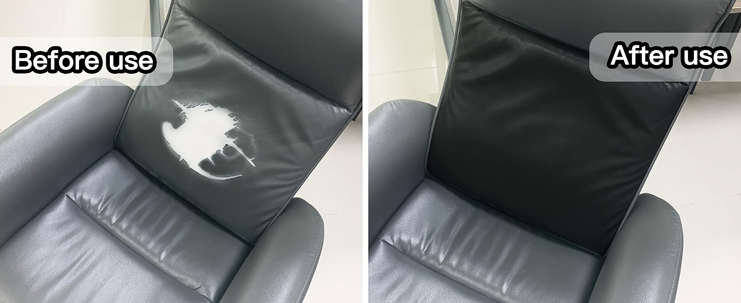 Besezx Self Adhesive White Leather Repair Patch,30 in x 16