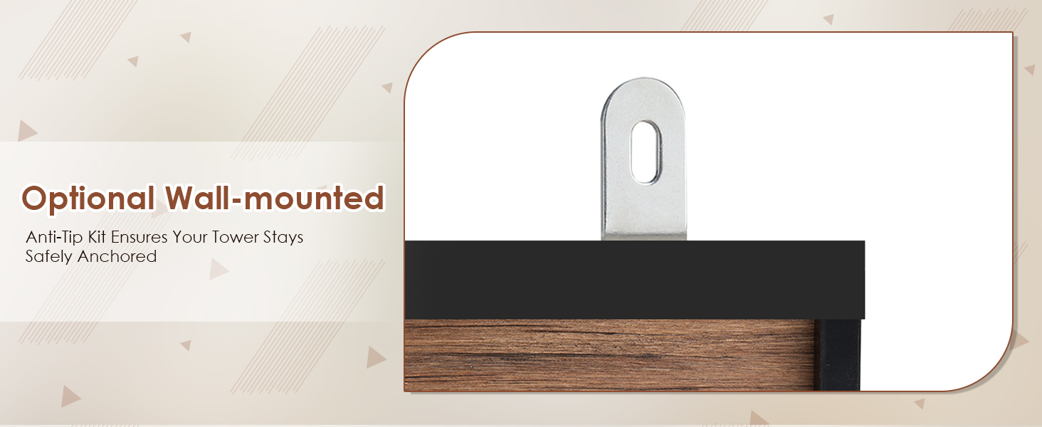 Triple Black and Brown CD Bookshelf