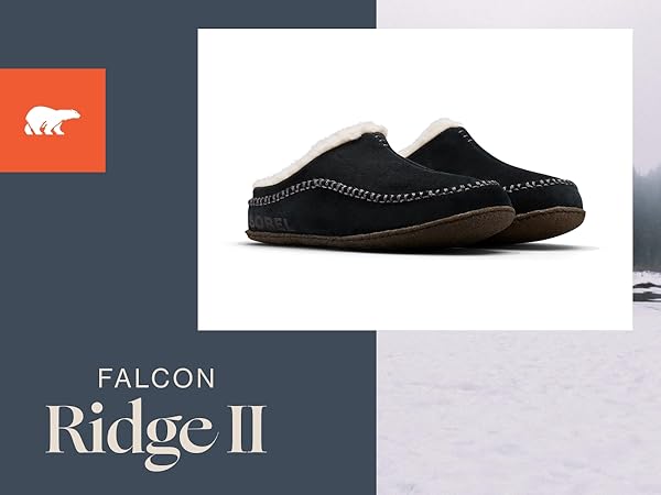 Amazon.com | SOREL Men's Falcon Ridge ll Slipper - Black