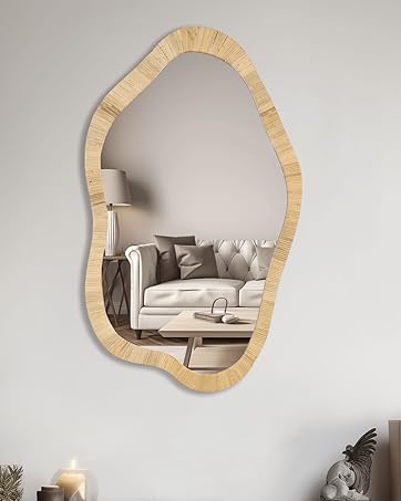irregular wall mirror