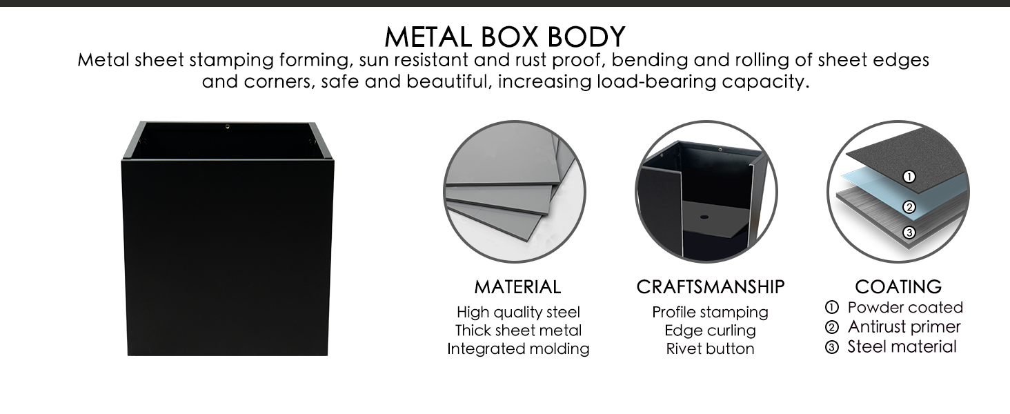Crafted from premium steel with anti-rust coating—built to last, designed to impress.