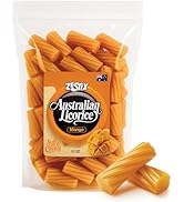 Australian Licorice Mango Flavor – Soft & Chewy Mango Licorice Candy, 12 oz Bag – Fruit Twists fo...