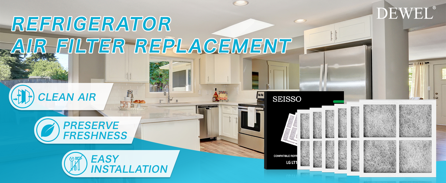 Refrigerator Air Filter Replacement LT120F for LG