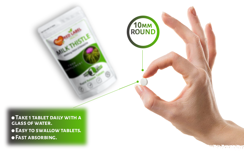 Milk Thistle Supplement 4000mg, 365 Tablets (1 Year Supply) Max