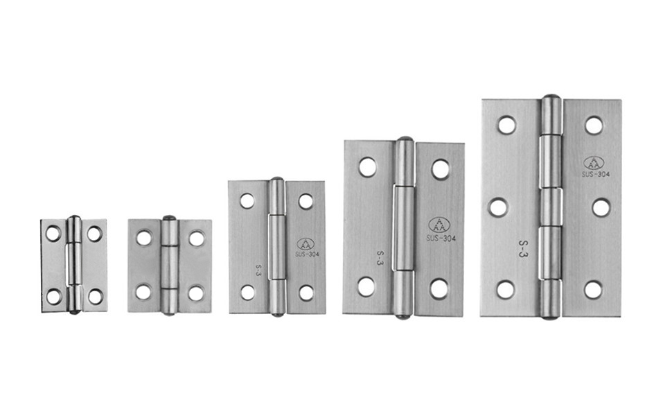 Adiyer 10pcs 304 Stainless Steel 1inch Folding Butt Hinges Small