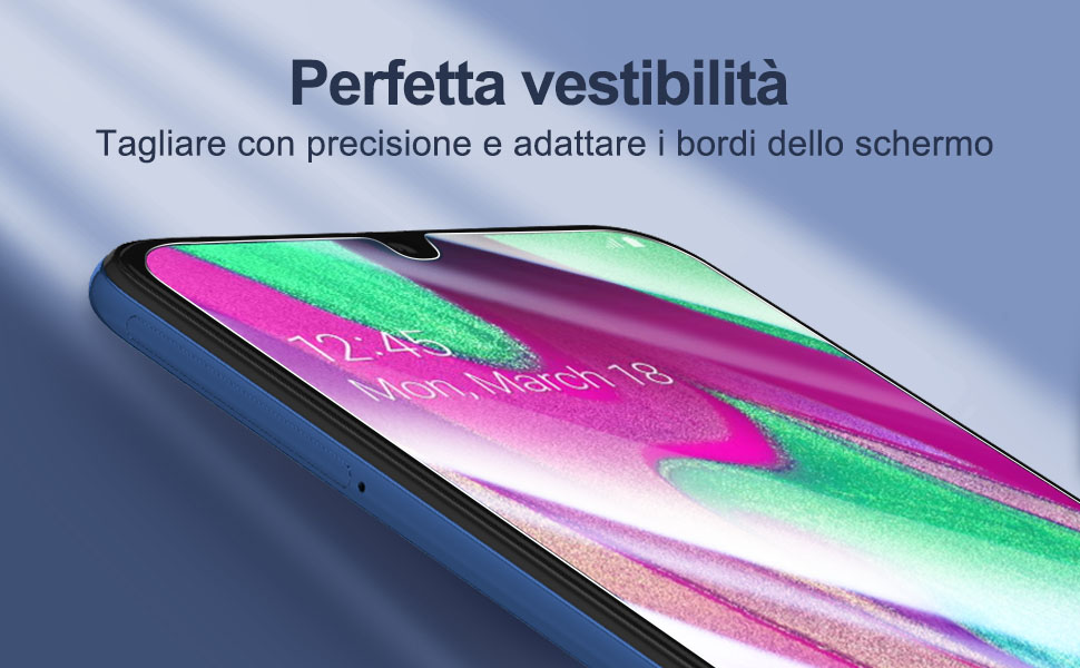 Samsung Galaxy A40 Proteggi schermo in vetro temperato