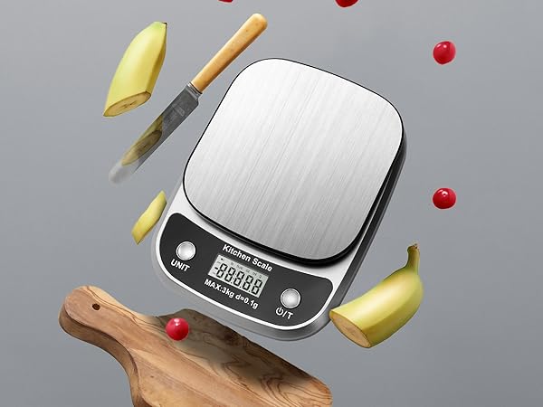 Multi-functional digital food kitchen gram scale