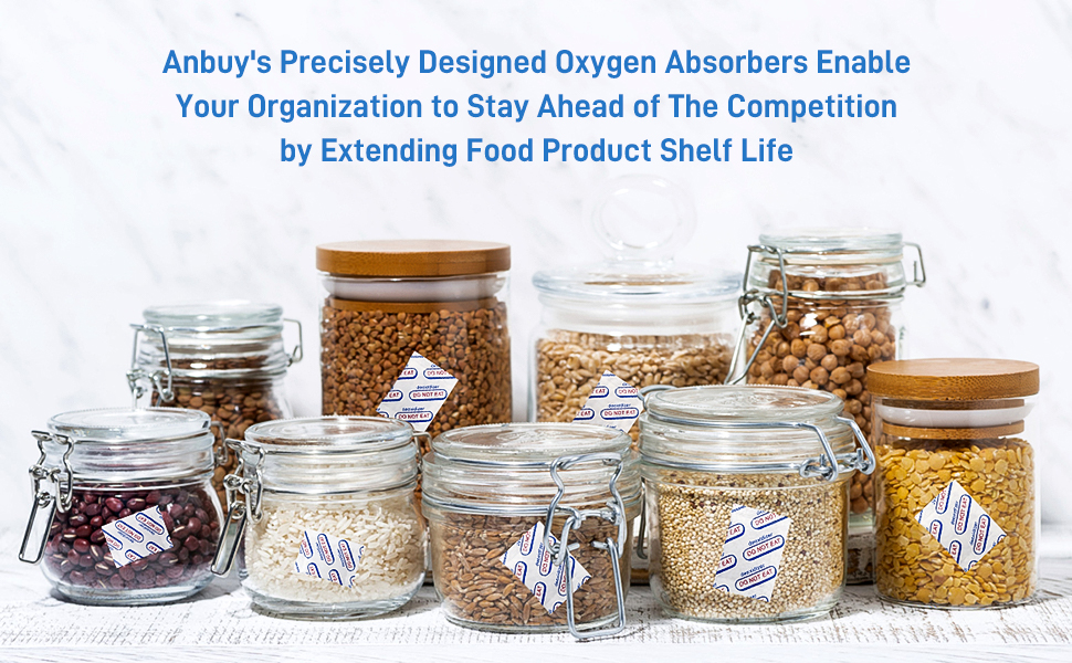 ANBUY 800CC Oxygen Absorbers for Food Storage 100 Count 1