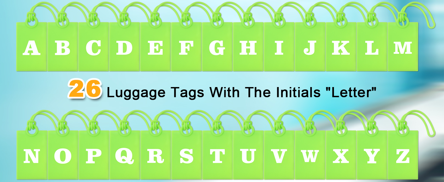 Silicone luggage tags