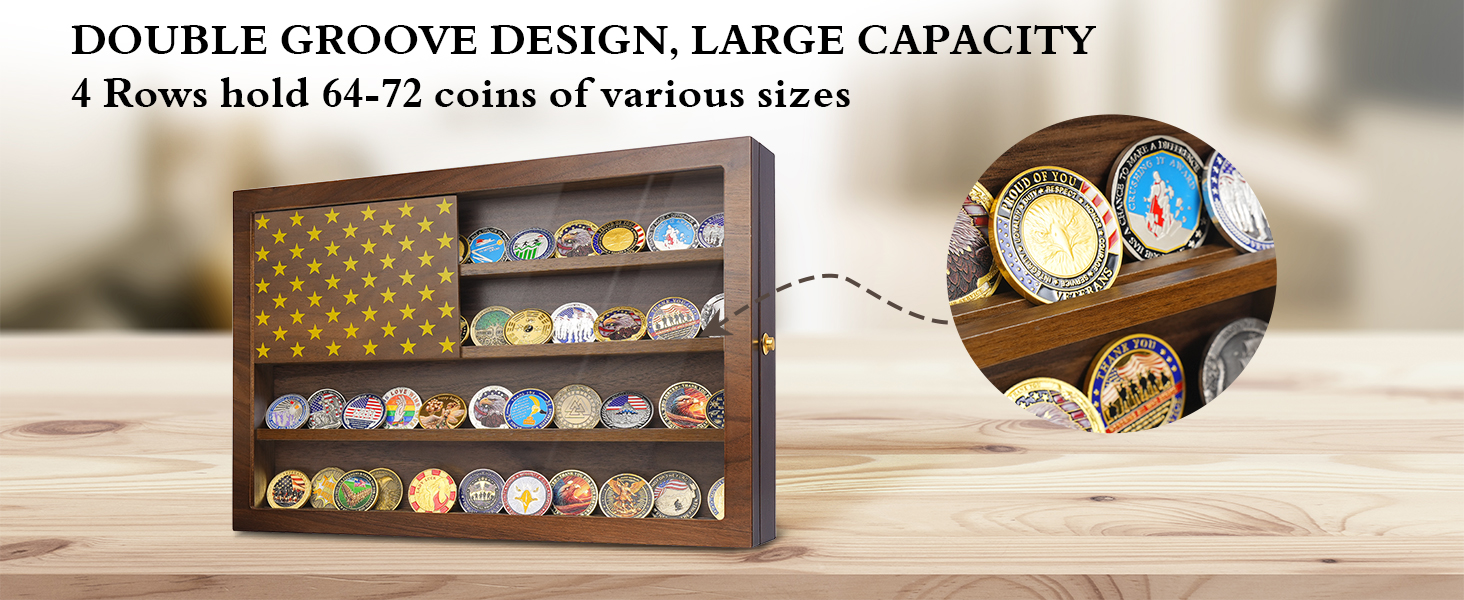 challenge coin display case