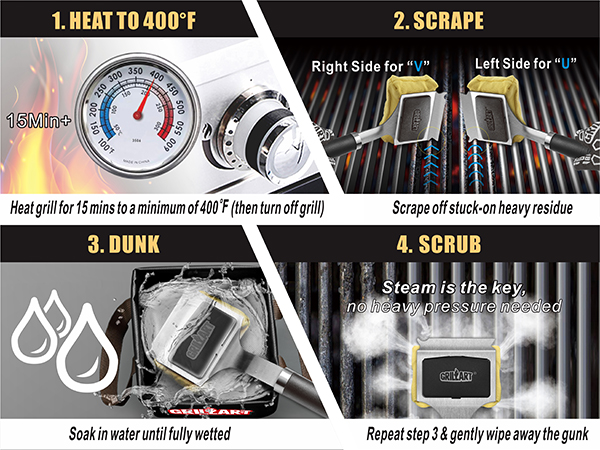 grill brush and scraper