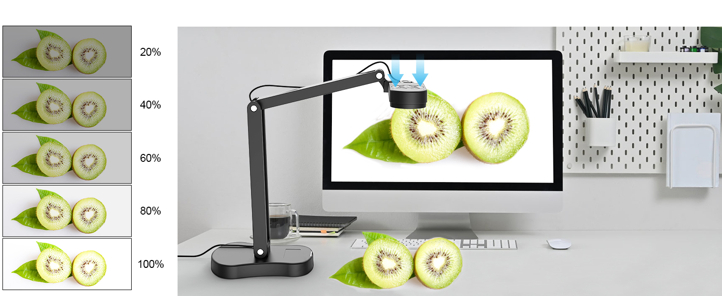 PAKOTOO 8MP USB Document Camera for Teachers and Classroom