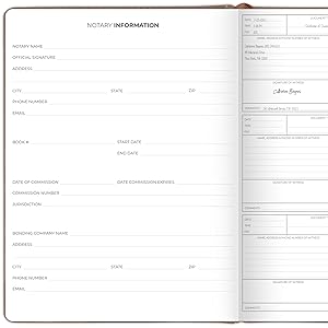 Notary information