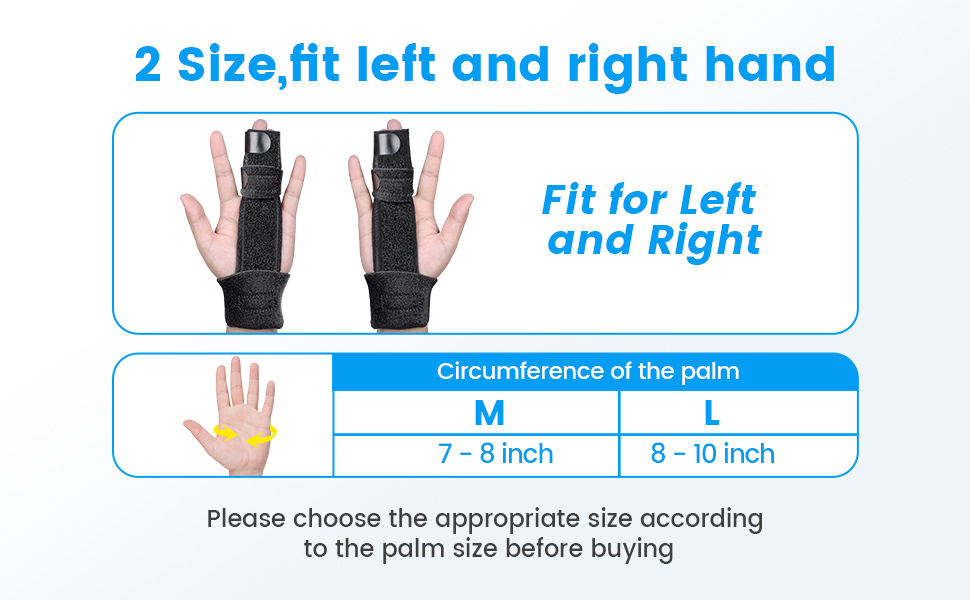2 Fingers Splint Trigger Finger Adjustable Splint