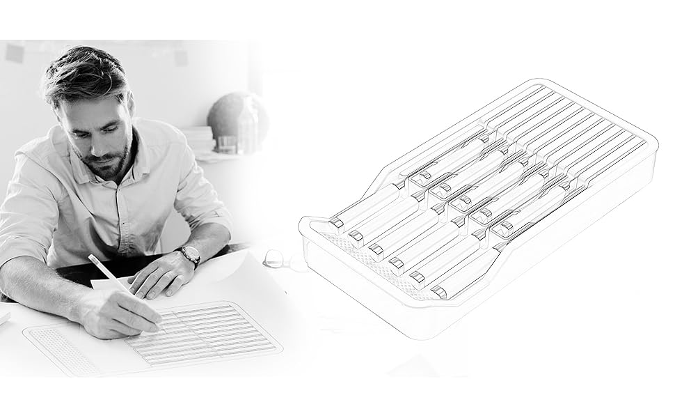 Kitchen Knife Drawer Organizer, Indrawer Knife Block
