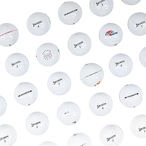 srixon q-star golf balls on white backdrop