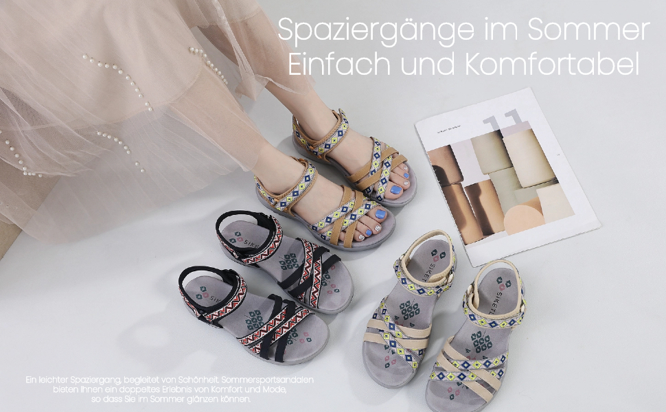 bequeme offene zehenpartie sandale im freien