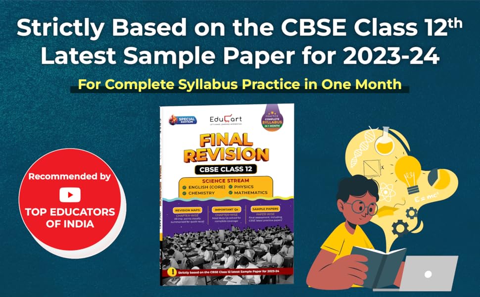 Educart CBSE Class 12 Final Revision Book for 2024 - Physics ...