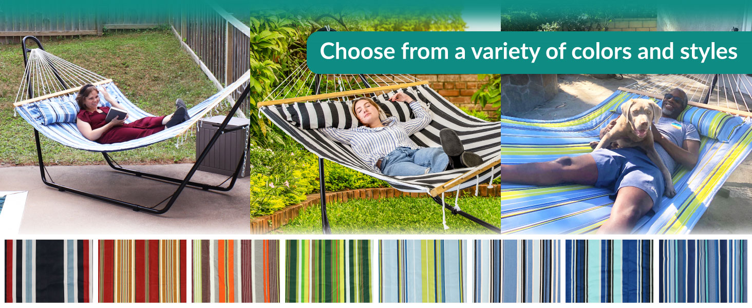 Choose from a variety of colors and styles