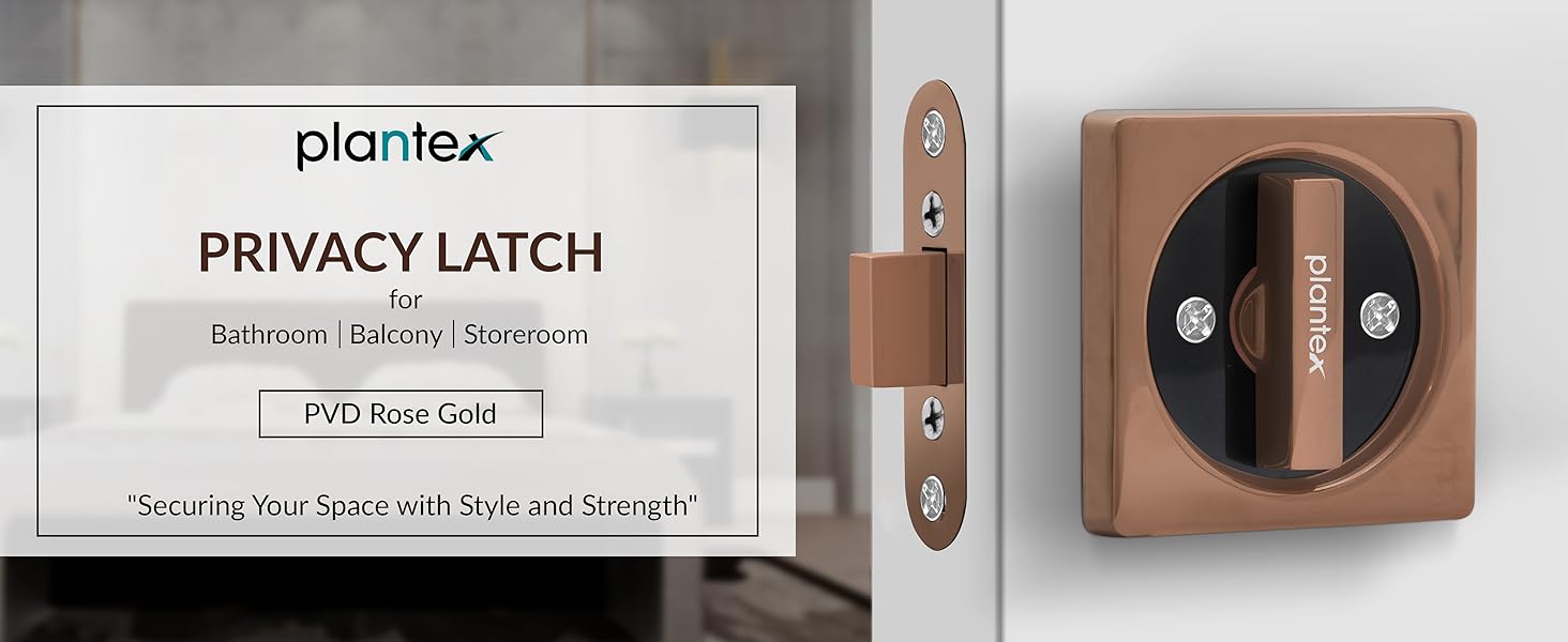 door latch for bathroom