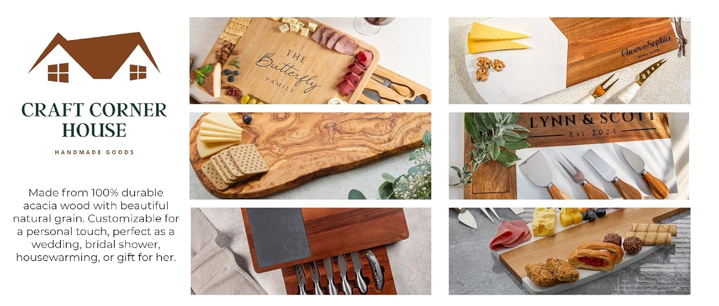 cutting boards for kitchen bridal shower gifts