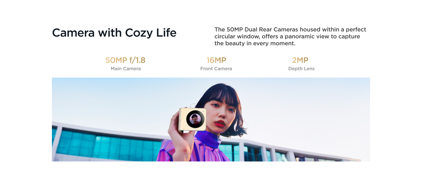 nubia flip compacto plegable de doble pantalla para fotografía selfies vídeo juvenil Android cell 5g