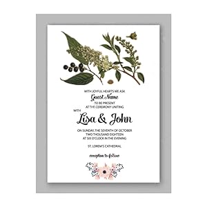 forest plant journal wedding stickers for scrapbooking