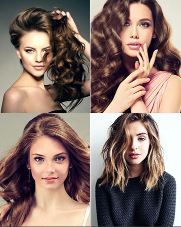 A curling iron makes us feel more self-confident and beautiful.