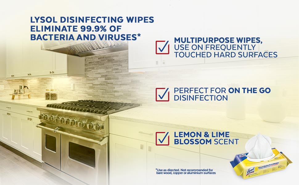 Lysol LDS Crisp Linen & Cannister Wipes