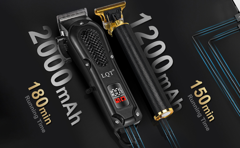 QT Men's Electric Scissors 2-Piece Set