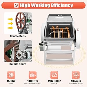 30QT Commercial Electric Dough Mixer