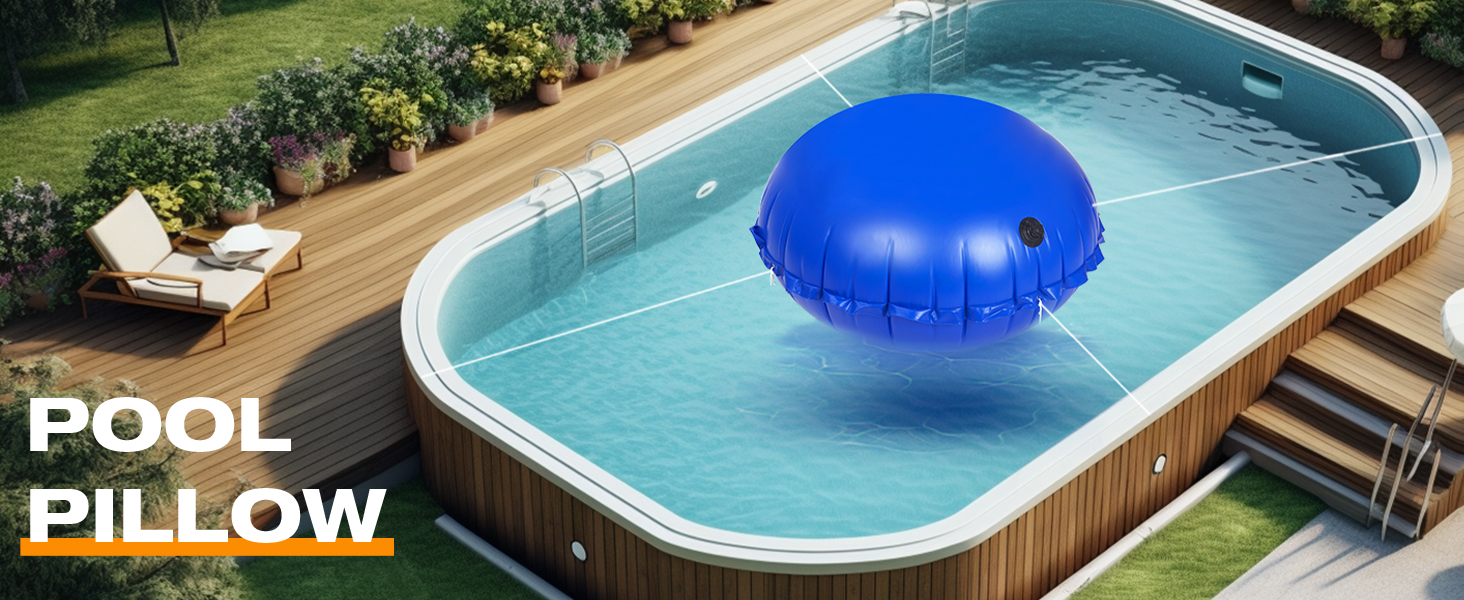 Winter Pool Pillows for AboveGround Pools 4x4 Ft Winterizing Air Pillow for