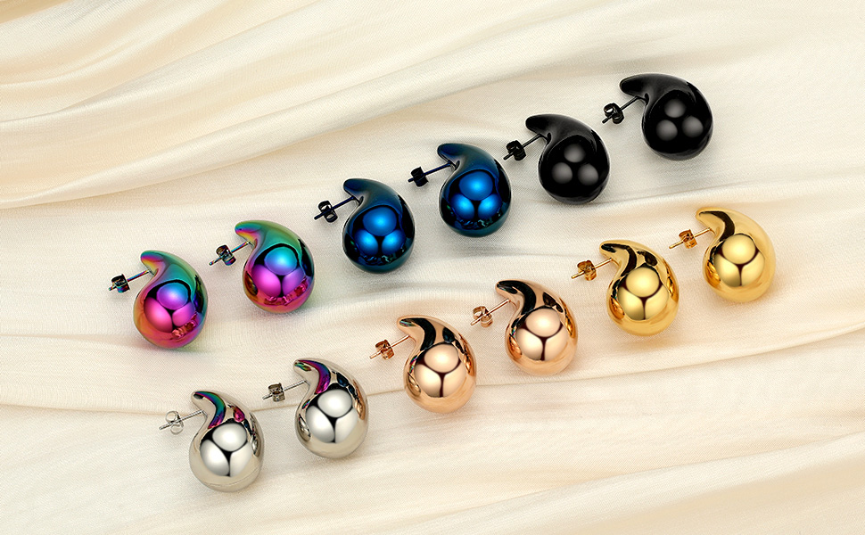 Chunky Hoop Earrings