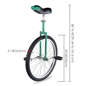 24" Inch Wheel Unicycle