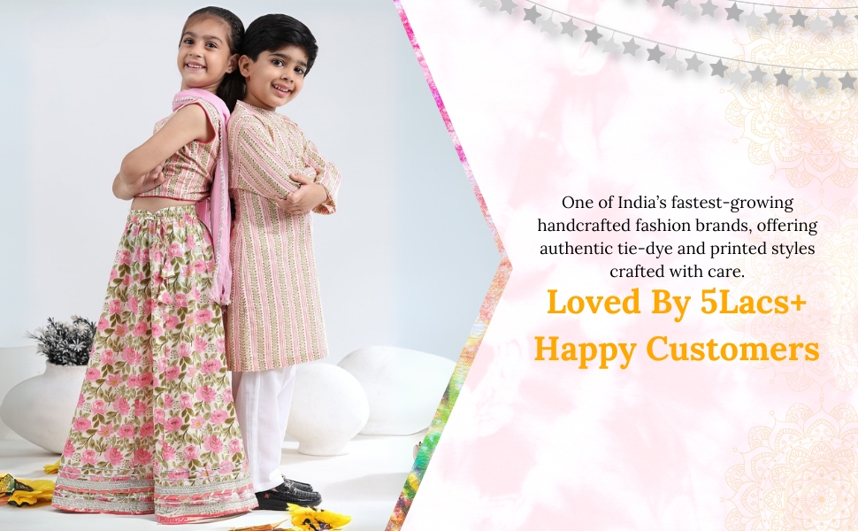 tie dye kaftan jaipur kurti handcrafted rayon embroidery kurta jaipurkurti Kids collection ethnic