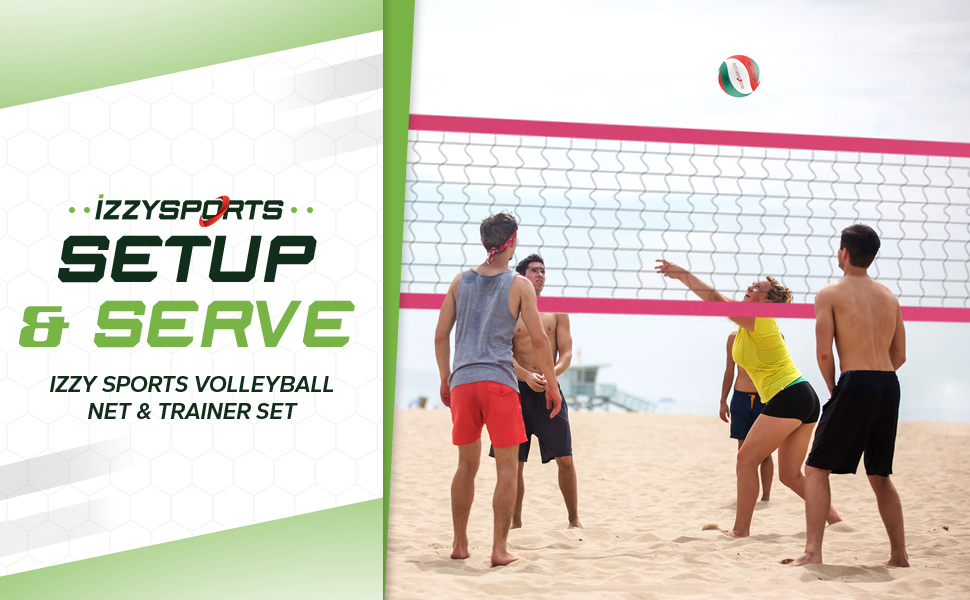 Volleyball net set