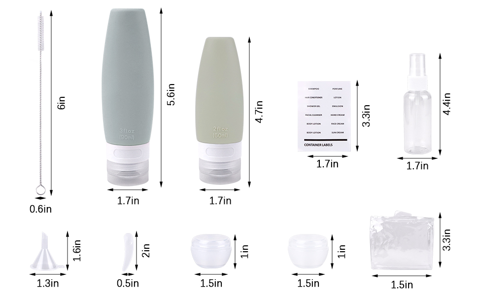 travel must haves essentials size bottles toiletries accessories shampoo conditioner sets containers