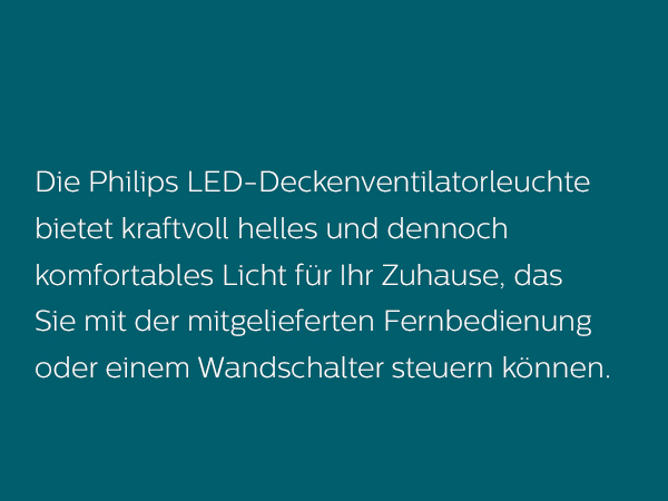 led, philips, fan, lampen, leuchten, zuhause, ventilator, deckenleuchte