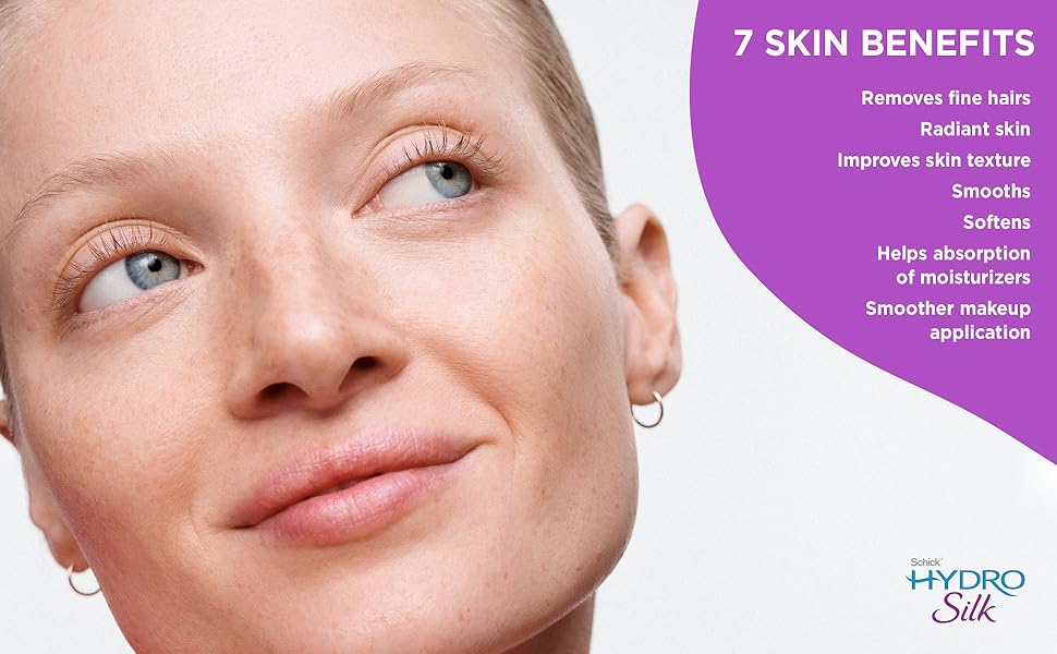 Schick Hydro Silk TouchUp Multipurpose Exfoliating Face Razor for