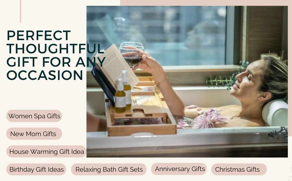 bath gifts for women, self care gifts for women, relaxation gifts