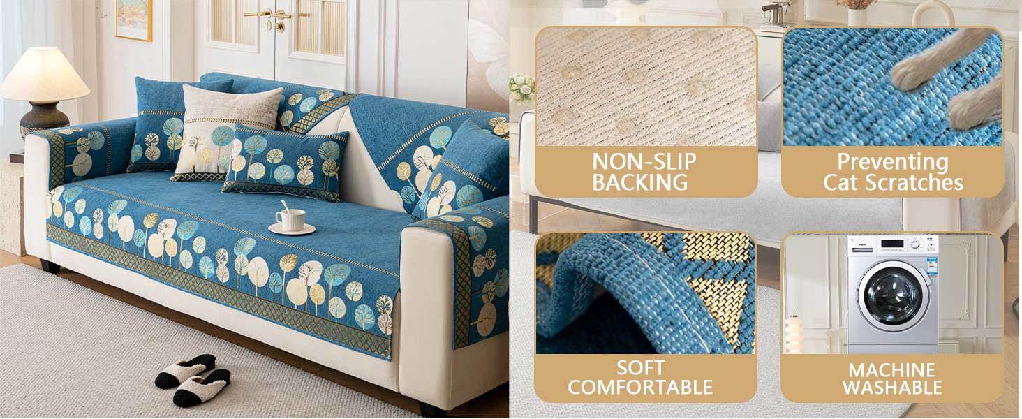 non-slip backing，preventing cat scratches，soft comfortable，machine washable