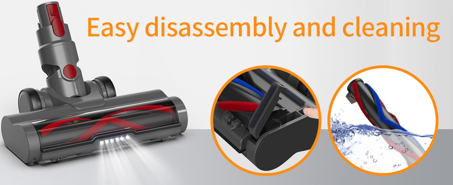 Ancocs Motorhead Hardwood Floor Attachment Compatible Dyson V7 V8 V10