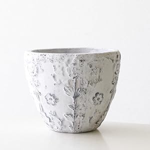 Amazon.co.jp: 植木鉢 プランター 白 フラワーポット