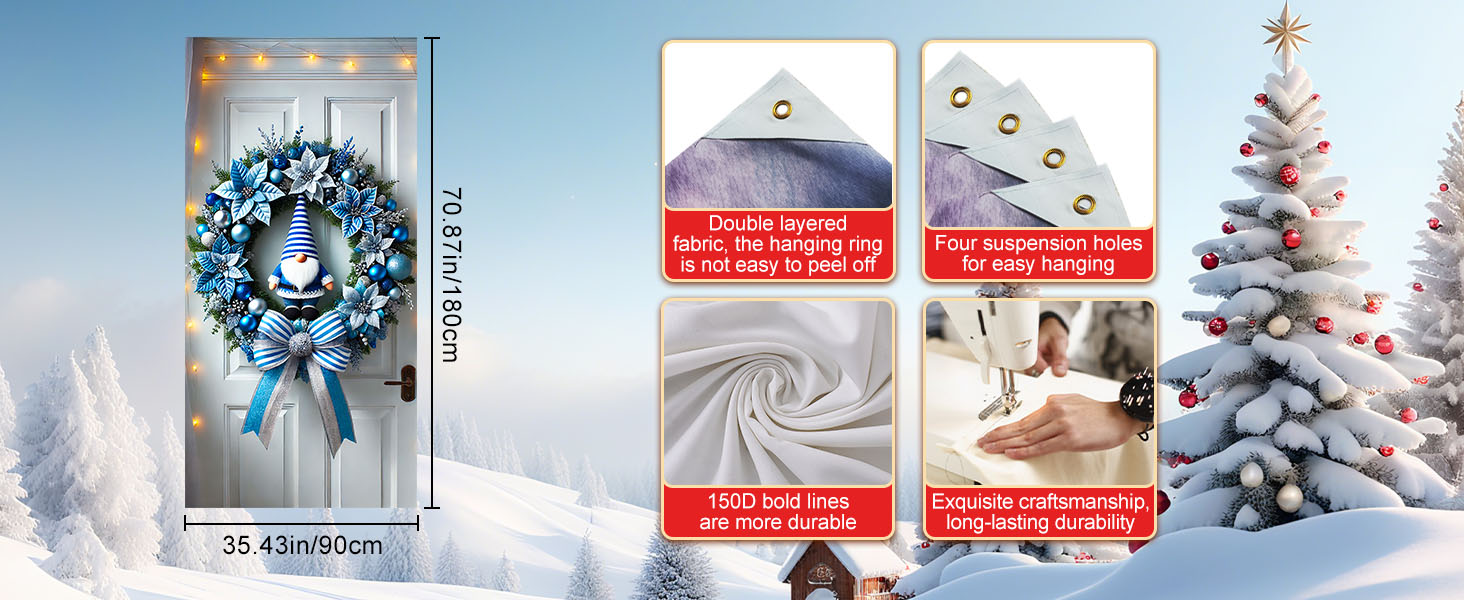 christmas door banner