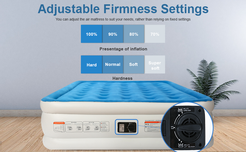 Sprinq Royal Series Twin Air Mattress with Builtin Pump, Durable Self