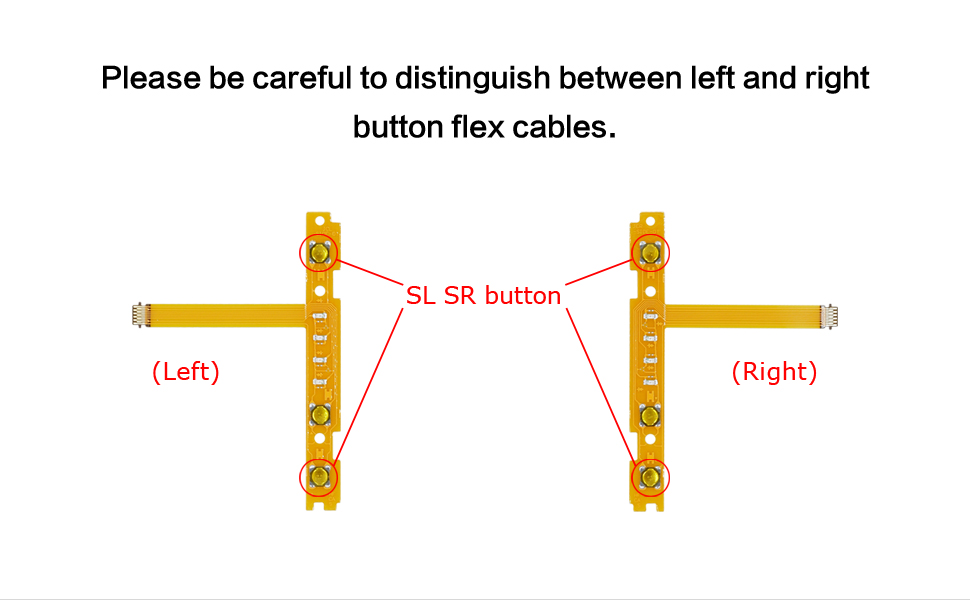 Nintendo Switch Switch right Amazon.com: SmaFsan SL SR Right Button Key Flex Cable