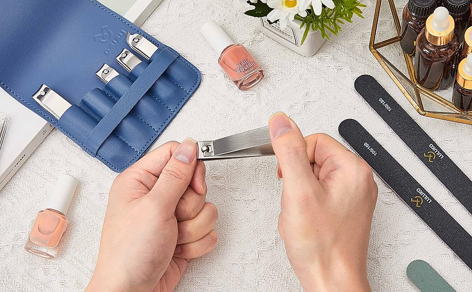 Sharp blades cut through thick nails with little effort