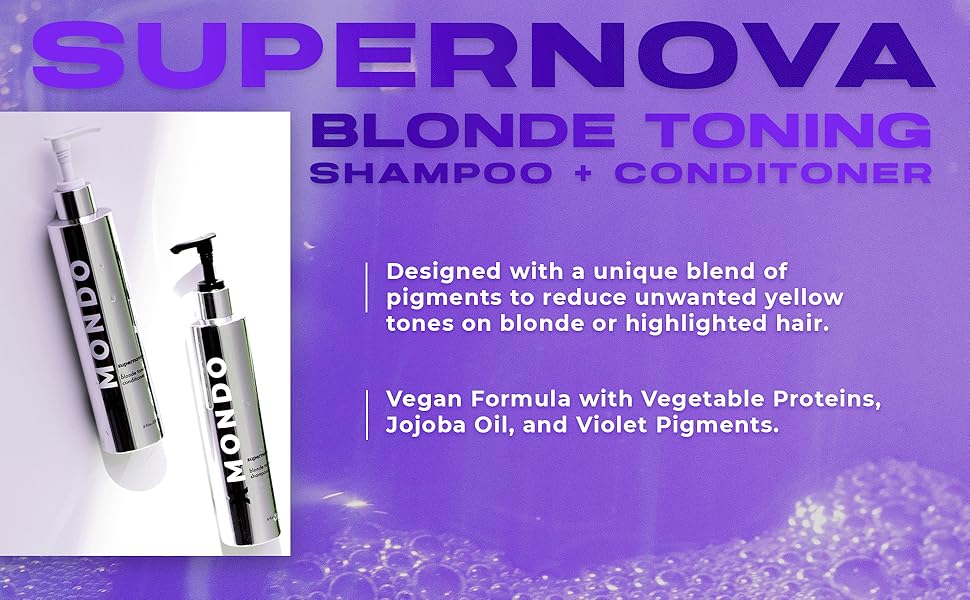 XMONDO Hair Supernova Blonde Toning Conditioner Vegan