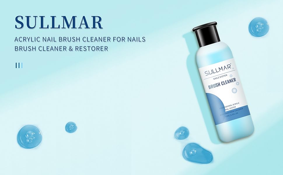 acrylic nail brush cleaner