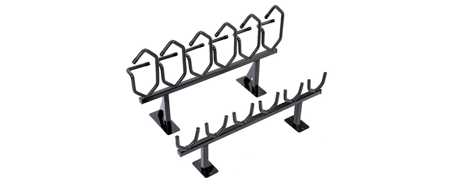 KUAFU 6Slot Gun Rack Wall Mount Gun Display Compatible